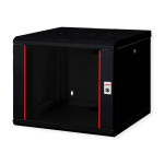 ROLINE 19-tolline seinale paigaldatav riiul Pro 9U, 600x600 LxS, must, v&otilde;tmelukk, IP20