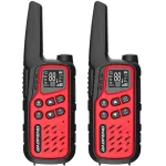 Baofeng BF-T25E portatiivsete raadiosaatjate komplekt, 2 tk, punane