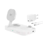 Wireless Charger 4smarts Qi2 Universal Valge Fast Charging Indoor AC 12V