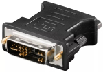 DVI-A/VGA Monitoriadapter Goobay 69971 Must