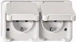 MERTEN SCHUKO-topeltpistikupesa BRS-iga polaarvalge AQUASTAR MEG2320-8019 MEG2320-8019 (MEG2320-8019)