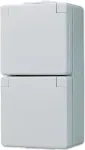 Pistikupesa t&uuml;&uuml;p F JUNG 622 W, 16 A 250 V, valge duroplastist korpus