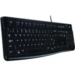 Logitech K120 klaviatuur, USB, &Scaron;veitsi paigutus, must (920-002504)