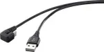 Renkforce USB 2.0, Telefon (analoog) &uuml;henduskaabel [1x USB 2.0 pistik A - 1x USB 2.0 pistik C] 1,00 m Must (RF-4609276)