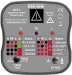 Benning SDT 1 pistikupesatester maandatud pistikuga (020053)