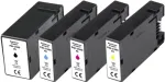 Renkforce tindikomplekt asendab Canoni PGI-1500XL (9182B004) &uuml;hilduv must, ts&uuml;aan, magenta, kollane RF-5706078 (RF-5706078)