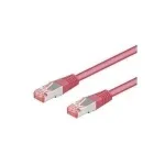 V&otilde;rgukaabel Goobay 93339 magenta 0,25 m Cat6
