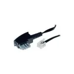 S/CONN 6m TAE-N &ndash; RJ 11 Must L&auml;bipaistev ShiverPeaks