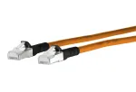 V&otilde;rgukaabel METZ CONNECT 1308451501-E Must Oranž 1,5 m