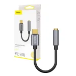 Baseus L54 heliadapter USB-C + 3,5 mm minipistik (must+hall)