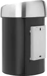 Pr&uuml;gikast BRABANTIA Touch Bin 3 L matt must mudel 36 44 40 kompaktne disain
