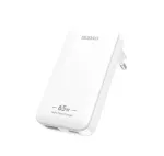 Dudao A65Q GaN 65W Travel Charger USB-A / USB-C PD Ultra-Thin EU/US - White
