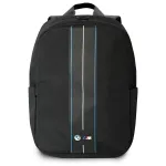 BMW BMBP15COMPVSKL 16 inch s&uuml;learvuti seljakott, must nailon, sinine triip