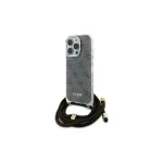 Guess GUHCP16XHC4SEW k&otilde;va &uuml;mbris Apple iPhone 16 Pro Max 6,9 tolli jaoks, pruun, ristkeha n&ouml;&ouml;riga, 4G tr&uuml;kis