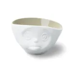 FIFTYEIGHT PRODUCTS Bowl 500ml - Pouting Face Interior Sand