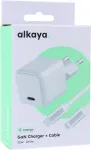 ALKAYA NEXUS Speed Flex Laadimiskomplekt GaN-tehnoloogiaga 20W Valge