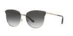 Michael Kors Women's Aviator Sunglasses MK1120-10148G Silver Frame Grey Gradient Lens 62mm