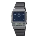 CASIO AQ-800EB-2AEF Unisex Analoog-Digitaalne Kell, 32mm, Sinine Siht, H&otilde;bedane V&otilde;rkrihm