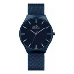 BELLEVUE meeste E58 analoogkvartskell 32mm roostevabast terasest must nahk