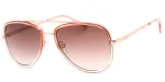 GUESS Women's Butterfly Sunglasses GF0417-72B - Shiny Pink Frame, Gradient Brown Lens, UV400