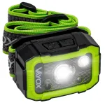 VAYOX VA0187 laetav pealamp, 750 lm, CREE + SMD, liikumisandur, IP66