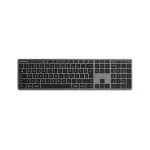 Satechi Slim X3 Bluetooth-klaviatuur, &Scaron;veitsi paigutus, Space Gray / mustad klahvid