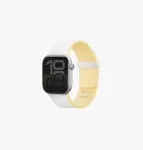 UNIQ Revix IV Premium Reversible Magnetic Strap for Apple Watch 42/41/40mm White/Yellow