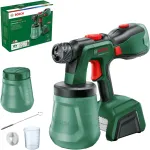 Bosch AdvancedSpray 18V-500 juhtmevaba v&auml;rvipihusti (t&ouml;&ouml;riist ilma akuta, roheline, POWER FOR ALL ALLIANCE)