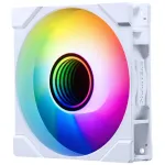 Phanteks M25 Gen2 PH-F120M25R_G2_DWT01 120 mm PWM D-RGB korpuseventilaator vastupidiste labadega, valge