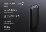 NETGEAR Nighthawk traadita ruuter 2.5 Gigabit Ethernet kaheribaline (2.4 GHz / 5 GHz) must