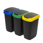Rotho Twist 1045899999 pr&uuml;gikastide komplekt, 3 x 25 l, plast