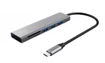 Trust Halyx USB 3.2 Gen 1 (3.1 Gen 1) USB-C 104 Mbit/s Aluminium