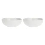 LA PORCELLANA BIANCA 2-osaline Momenti salatikausside komplekt - valge, 22 cm