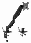 Gembird MA-DA1U-01 reguleeritav laua monitorihoidja USB-portidega, 17-32 tolli (kuni 81,3 cm), maks. 9 kg, VESA 75x75/100x100, must