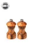 Peugeot Bistro pipra- ja soolaveski komplekt, oliivipuit, 10 cm, Duo