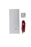 Taskunoa v&otilde;tmehoidja Victorinox Signature Lite punane LED-valgusega, mudel 0.6226