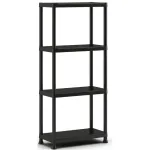 KETER 4-tasandiline riiul Shelf 60 koos 4 riiuliga 60x30x135cm must