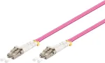 Wentronic LC-LC OM4 Duplex Multimode Fiiberoptiline Patch-kaabel, 50/125&micro;m, LSZH, Roosa 95940