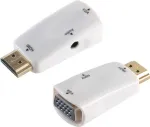 SHIVERPEAKS BS10-01001 HDMI-VGA + 3,5 mm heli aktiivmuundur, 1080p, must