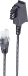 SCARTKABEL SCART to S-Video & 3.5mm Audio adapterkaabel, 1,5m, must 22224028