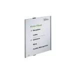 DURABLE INFO SIGN A3 p&uuml;stine h&otilde;bedane alumiiniumist teabetahvel, pimestamisvastane akr&uuml;&uuml;l, kruvikinnitus, 297 x 420 mm sisu 480823