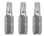kwb 121610 kuuskantotsikute komplekt, 4/5/6 mm, S2 teras, 25 mm, 3-osaline