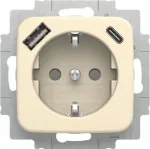 BUSCH-JAEGER SCHUKO pistikupesa USB-A+C, 20 EUCB2USBAC-212 (2CKA002011A6295)