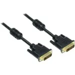 Good Connections DVI-D Dual Link kaabel 24+1 isane-issane, kullatud kontaktid, ferriits&uuml;damik, must, 1,8m (4310-DG2)