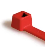 HellermannTyton T30R-PA66-RD punane sisemiselt hammastatud kaablivits, 150 mm x 3,5 mm, PA66, 100 tk 111-03004
