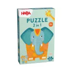 Puzzle 2 in 1 Elefant