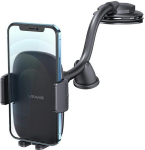 USAMS US-ZJ065 armatuurlauale kinnitatav autotelefoni hoidik iminapaga, must (ZJ065ZJ01)
