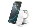 Sisetreilaadur Belkin UltraCharge 25w Qi2 3in1 Magnetlaadur EL valge &uuml;mmargune