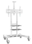 TV-alus ONKRON TS1881-W 50&ndash;86-tollistele teleritele, valge, vabalt seisev universaalne tugi