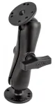 RAM Mounts Aufbau-Set - 2x runde Basisplatte (AMPS), mittlerer Verbindungsarm, C-Kugel (1.5 ), im Polybeutel (RAM-101U)